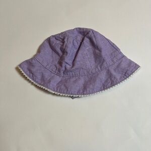 Janie and Jack 12-18M Purple Summer Hat